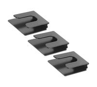 MOTHNUR 3 Piezas Soporte Micrófono Metálico para Coche y Moto Clip para Radio Cb Gancho Resistente para Micrófonos Inalámbricos Paquete