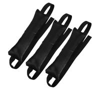 MOTHNUR 3 Rulos sin Calor para Cabello Largo Cintas, Varillas Grandes para Rizar sin Dañar, Set de 3 Unidades Negro para Uso en Casa y Viajes al Aire Libre