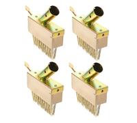 MOTHNUR 4 piezas Cepillo de Alambre para Malas Hierbas y Musgo de Manual Resistente para Terrazas Patios y Jardines para Limpieza de Juntas y Espacios Estrechos