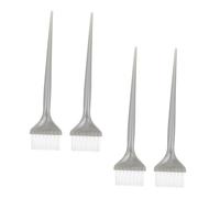 MOTHNUR 4 piezas Cepillo de Coloración para Cabello Cerdas Suaves Herramienta Profesional para Salón y Barbería Aplicador de Tinte y Acondicionador Fácil Limpieza Unisex Casa y Salones