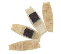 MOTHNUR 4 Piezas Micro Paisaje Decorativo con Miniaturas de Barcos DIY para Manualidades Realistas de Embarcaciones Colores Surtidos para Decoración de Paisajes y Hogares Color Aleatorio