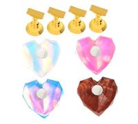 MOTHNUR 4 Piezas Soporte para Uñas Práctica con Diseño Portátil y Ligero para Entrenamiento de Manicura Casa y Salón Simulación Mano Real para Principiantes y Profesionales