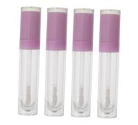 MOTHNUR 4piezas Tubos Vacíos De Esmalte De Labios Envases Cosméticos Pequeños Organizador De Brillo Labial Para Uso Casa o Maquillaje Profesional