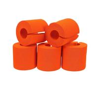 MOTHNUR 5 Piezas de Umbral de Puerta de Espuma Anticolisión Naranja, Tope de Puerta Reutilizable 5 Unidades, Cojín de Dedos para Seguridad en Hogar y Oficina