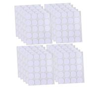 MOTHNUR 500 Piezas Pegatinas Adhesivas Doble Cara para Mechas de Vela Espuma Blanca Unidades para Bricolaje y Fabricación de Velas Uso y Resistente