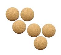 MOTHNUR 6 Piezas Bolas de Corcho Resistentes para Futbolín Multifunción Reemplazables Accesorios para Mesa de Futbolín Duradero y Locales
