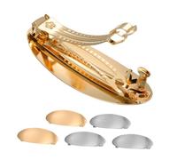 MOTHNUR 6 Piezas Clips Franceses Ovalados de Metal para Mujer y Niña Pinzas Elegantes para Cabello Grueso y Voluminoso Accesorios Versátiles para Eventos Formales y Diario