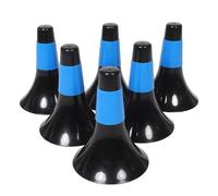 MOTHNUR 6 Piezas Conos de Entrenamiento Deportivo para Fútbol y Baloncesto de Conos Pequeños de Plástico Resistente Marcadores de Agilidad para Ejercicios Campo y Patinaje