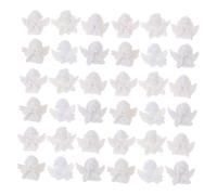 MOTHNUR 60 piezas Adornos de Resina Ángel para Decoración de Fundas de Móvil Accesorios DIY para Manualidades Charms Decorativos Blancos Pack Modelos Unidades cada