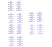 MOTHNUR 60piezas Almohadillas Absorbentes Para Cuello Forma De Barco Desechables Para Evitar Manchas De Sudor Camisas Mantén Tu Cuello Seco y Limpio Día