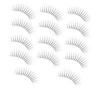 MOTHNUR 7 pares Pestañas Postizas Halloween Extensiones de Racimo Accesorios Dramáticos para Maquillaje Escénico y Cosplay Falsas para Fiesta y Máscara