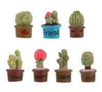 MOTHNUR 7 Piezas Plantas Suculentas Artificiales Mini Bonsái Realistas Maceta Decoración Verde para Hogar Oficina y Tiendas Figuras Plásticas de Jardín Interior y Exterior