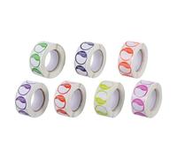 MOTHNUR 7 Rollos de Etiquetas Adhesivas para Gestión de Inventario Etiquetas Semanales y Diarias para Restaurantes Código de Color Alimentario Removibles sin Residuos Tamaño Práctico