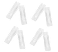 MOTHNUR 8 Piezas Tope de Puerta Seguro para Cuña Antideslizante de Silicona Transparente Protección contra Golpes y Pellizcos para Hogar