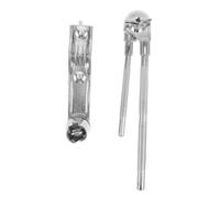 MOTHNUR Abrazadera para Soporte de Cencerro Unidireccional Accesorio de Percusión Compacto y Duradero Compatible con Varillas de Cencerro y Extensión de Rack para Batería