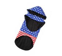 MOTHNUR Abrigo para Perros Grandes XXL de Poliéster Azul Sudadera Cálida y Cómoda para Invierno Disfraz Decorativo Ligero para Mascotas Accesorio Adecuado para Fotos y Uso en Clima