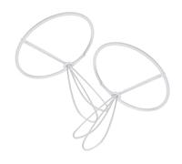 MOTHNUR Adaptador Clip para Pantalla de Lámpara Cónico 90mm de Hierro Resistente Reutilizable para Lámparas de Mesa y Accesorios de Iluminación DIY, Kit 2 Piezas para Bombillas