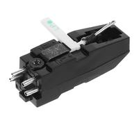 MOTHNUR Aguja de Doble Cara para Tocadiscos de Vinilo Cartucho de Fonógrafo Antiguo Compatible Pieza de Repuesto Precisa para Reproducción Estéreo de Vinilos Accesorio para Tocadiscos