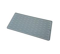 MOTHNUR Alfombrilla de Secado de Cocina de Silicona Gris Grande Antidesbordamiento Mantén Limpia y Ordenada la Encimera Herramienta Práctica para Escurrir Platos y Utensilios
