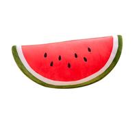 MOTHNUR Almohada de Peluche Sandía 40 Cm, Juguete de Fruta Adorable de Felpa Suave, Cojín Decorativo para Habitación Infantil, Obsequio Niñas, Relleno Flexible y Transpirable