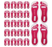 MOTHNUR Almohadillas Adhesivas Para Pies Bronceado En Aerosol, 25 Pares, Tamaño Único, Desechables, Antideslizantes, Para Uso Profesional En Salón y Eventos Obsequios