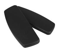 MOTHNUR Almohadillas para Reposabrazos de Silla de Oficina Par de Repuesto Triangular de Plástico PP Antideslizante Soporte Ergonómico Resistente a Presión para Escritorios y Salas de