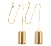 MOTHNUR Apagamechas Campana Pequeño de Latón Dorado Accesorio Extintor de Llama Metálico Decoración Vintage para Velas de Té y Frasco Herramienta Seguridad Velas Juego 2 Piezas para Uso