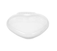 MOTHNUR Bolsa de Viaje con Forma de Transparente Estuche Rígido con para Cosméticos Organizador para Artículos de Tocador Resistente y Aprobado para Aeropuerto para San Valentín