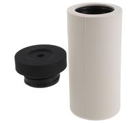 MOTHNUR Botella Exprimible para Jabón de Manos y Lavavajillas Dispensador de Silicona Reutilizable Gris Claro Compacto Prueba de Fugas para Baño y Cocina Dispensador Líquido para