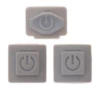 MOTHNUR Botón de Encendido de Goma para Micrófono Inalámbrico, 3 Unidades, Interruptor Pulsador Antideslizante de Repuesto para Micrófonos de Escenario en Ktv, Estudio y Equipos