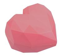 MOTHNUR Caja de Obsequio en Forma de Corazón Pequeña Color Rosa Barro para San Valentín Caja Decorativa para Flores y Regalos Estuche Portátil para Cumpleaños y Aniversarios