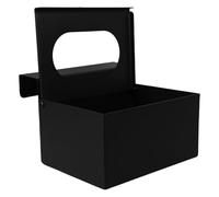 MOTHNUR Caja Dispensadora para Guantes Desechables Negra Soporte Organizador de Almacenamiento Ranura Optimizada y Ventana Transparente para Uso Supermercado y Cocina