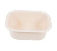 MOTHNUR Cambiador Bañera De Plástico Para Bebés, Lavabo Portátil Reforzado, Tamaño Pequeño, Color Blanco Leche, Práctico Para Cuidado Infantil, Uso En Cambiador, Ligero y Fácil De Guardar