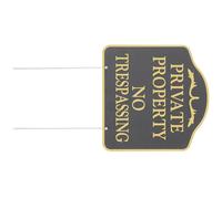 MOTHNUR Cartel Prohibido Paso Jardín con Metálico Resistente para Propiedad Privada Señal Exterior Duradera para Evitar Visitantes No Deseados Instalación Fácil para Césped y Verjas