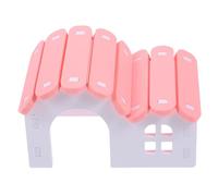 MOTHNUR Casa para Hámsters y Conejillos de Indias Refugio Pequeño para Roedores Juguete de PVC Resistente y Cómodo para Chinchillas y Otros Animales Pequeños