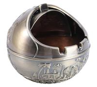 MOTHNUR Cenicero de Elefante Decorativo de Estilo Sureste Asiático con Tapa Práctica para Cenizas de Cigarro para Oficina y Hogar Diseño Creativo y Funcionalidad Antiolores