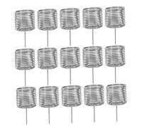 MOTHNUR Cesta de Fertilizante de Acero Inoxidable para Bonsáis 20 Unidades Pequeñas Cilíndricas sin Tapa Contenedor para Orquídeas y Plantas en Maceta Liberación Controlada y Fácil