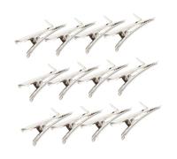 MOTHNUR Clips Metálicos Miniatura para Adornos Navideños, 4,5 Cm, 100 Piezas, Abrazaderas Multifuncionales para Decoración De Flores y Árbol De Navidad, Accesorios Prácticos para Fiestas