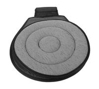 MOTHNUR Cojín Giratorio para Asiento de Coche Grados Portátil y Suave Soporte Ergonómico para Embarazadas y Conducción Prolongada Doble Anillo Antideslizante Gris