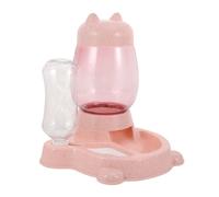 MOTHNUR Comedero y Bebedero Automático para Gatos y Perros Pequeños Dispensador de Agua Antisalpicaduras Cuenco Estable y Seguro sin Riesgo para Salud Fácil de Limpiar