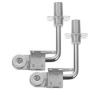 MOTHNUR Conector De Sofá Tapizado y Articulación De Sofá Doble Oreja 10.5 Cm Hierro Resistente Regulador De Reposacabezas para Muebles Seccionales Juego De 2 Piezas