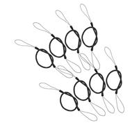 MOTHNUR Correa Elástica Antipérdida para Bolígrafo 12 MM de Diámetro Longitud Total 200 MM Cabezas de Goma Paquete de 8 Unidades Cordón Retráctil para Lápices Digitales en Oficina y