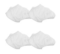 MOTHNUR Cubrebotas para Patines de Hielo Artísticos, Funda Protectora de Color Claro sin Gemas, Talla Grande (37-43), Paquete de 4 Unidades, Accesorio para Patinadores Adultos