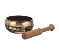 MOTHNUR Cuenco Tibetano De Cobre Para y Yoga Con De Madera 8 Cm Sonido Resonante Decoración Zen Adecuado Para Terapias Sonoras y Mindfulness Set De Cuencos Cantores Para Personal