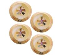 MOTHNUR Cuencos de Papel para Comida de Mascotas 4 Unidades, Accesorios Conmemorativos para Perros y Gatos, Suministros Funerarios Sacrificio para Animales, Adorno Memorial para