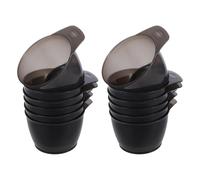MOTHNUR Cuencos para Mezclar Tinte Cabello 12 Piezas, Recipiente de Plástico Resistente al Calor y Anti-impactos, Borde Vertedor Antigoteo, Adecuado para Salones y Profesionales de