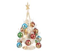 MOTHNUR Decoración de Navidad Árbol de Grande Amarillo de Mesa para Fiestas y Hogar Estatua Navideña DIY para Acogedor
