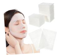 MOTHNUR Discos Desmaquillantes De Algodón 2 Paquetes 200 Piezas Elásticos Para Mujer Uso Facial y Tónico Cuidado De Piel Absorbentes Suaves