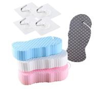 MOTHNUR Esponjas de Baño para Bebés con Diseño Texturizado Suaves y Portátiles Incluye Ganchos para Secado Herramienta de Ducha Familiar para Limpieza y Exfoliación Delicada