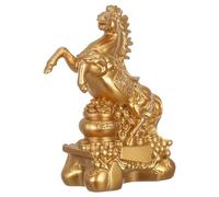 MOTHNUR Estatua de Caballo Fortuna Hecha a Mano de PVC Figura Decorativa para Oficina y Hogar Escultura del Año Chino 2026 Decoración Feng Shui para Prosperidad y Suerte